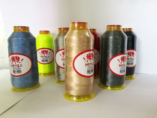120 ডি 100% পলিস্টার ব্রোডারি যন্ত্রপাতি 5000 মিটার প্রতি শঙ্কু জন্য ব্রোডারি এবং সেলাই