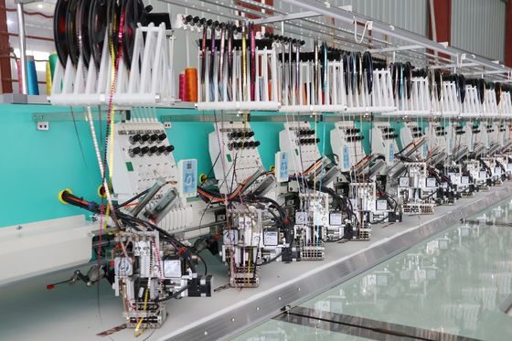 20 হেডস সিকিউন ব্রোডারি কম্পিউটার মেশিন 220V 380V ভোল্টেজ