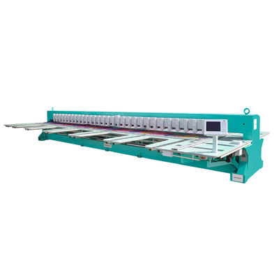 1000RPM চেনিল ব্রোডারি মেশিন 6 সুই 15 হেড কম্পিউটারাইজড স্বয়ংক্রিয় ব্রোডারি মেশিন